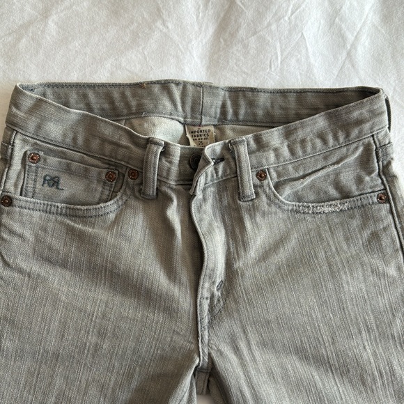 RRL Women’s Gray Denim Straight Leg Jeans, Sz 25 - Picture 4 of 5